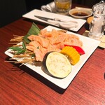 焼肉きたじま - 上ミノは淡いピンク色です(o^^o)