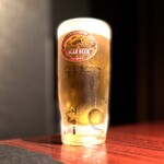 焼肉きたじま - KIRINラガーの生ビールです(o^^o)