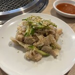 焼肉 ホルモン ほうちゃん - 白センマイ刺し