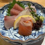 日本料理 和彩 よね田 - お造り　旬の食材ですね♪