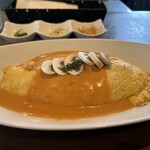 にしき - はしもとオムレツランチ　1450円❗️