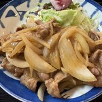 猫丸食堂 - ★本日のメイン　国産豚の生姜焼き