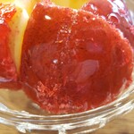 ポムリミナルオーサカ - （※写真4）りんご飴（プレーン）