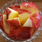 ポムリミナルオーサカ - （※写真4）りんご飴（プレーン）