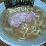 家系ラーメン まこと家 - (20141003)ラーメン（固め）７００円。朝の当たりのラーメン