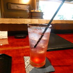 日本料理 崇 - 自家製桑の実ソーダ