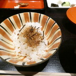 日本料理 崇 - 坂本米　オカカ振りかけ