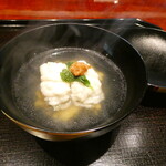 日本料理 崇 - 椀　鱧　茄子　素麺南瓜　玉子豆腐