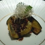 ケンゾーエステイトワイナリー - 太刀魚と茄子の天衣揚げ