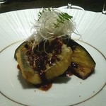 ケンゾーエステイトワイナリー - 太刀魚と茄子の天衣揚げ