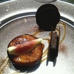 ケンゾーエステイトワイナリー - チョコレートのテリーヌとバルサミコロースト