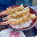 いわき - 赤字丼のえびは更にデカくて5本でご飯も多いのよ´д` ;