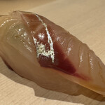 鮨 にし岡 - 神経締め 縞鯵(神奈川 長谷川氏） （追加　◎