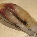 鮨 にし岡 - 鬼アジ （追加 お代わり