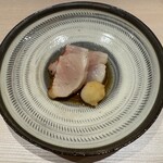 鮨 にし岡 - 金目鯛(東京・須美寿島) ぽん酢で　◎