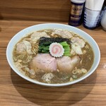中華そば 西川 - ワンタン正油　　1600円
      麺大盛り　　　　250円