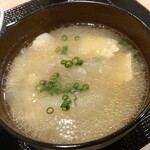 獅子 - ランチ：天丼定食の豚汁