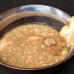 幸楽苑 - 魚介豚骨つけ汁アップ