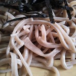 大清水食堂 - ざるそば￥450の十割田舎蕎麦（H26.10.3撮影）