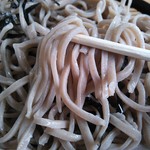 大清水食堂 - ざるそば￥450の十割田舎蕎麦（H26.10.3撮影）