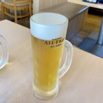 魚がし食堂はま蔵 - 初見All FREE専用ジョッキ¥480     ノンアルでも気分が上がる