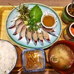 どんぶり居酒屋 喜水丸  - ゴマサバ定食