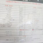 かもだ - メニュー