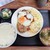 かもだ - 料理写真:ハーフチャーシューエッグ定食 1250円
半ライスにしてもらっています