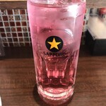 串焼 さと村 - 相変わらず身体に悪そうな色