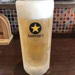 串焼 さと村 - キンキンに冷えてやがる