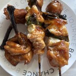 とり香杏 - ネギま串焼き@120円  チューリップたれ焼き@100円  ※ともに1本価格