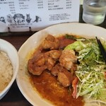 キッチンきねや - ガーリックチキン定食 日替わり 700円