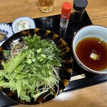 時の音 - ♪薬味山盛りそば ¥1200