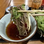 時の音 - ♪薬味ごと思いっきりすすり上げます