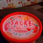 食事処　七福 - サクレ40thもも&いちご&りんご