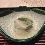 井本 - 蒸し鮑と冬瓜の冷やし鉢　鮑出汁と肝添え