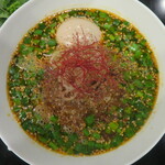 創作麺工房 鳴龍 - 酸辣麺/アップ