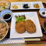 つちのうぶ - 料理写真:村定食(C・しいたけコロッケ)