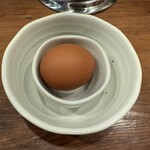 徳島ラーメン はるま - 生卵