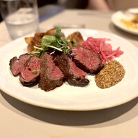 Trattoria Tabule - 牛肉のバベットステーキ ザータルポテト
