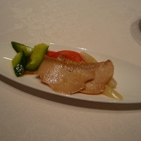 中国料理 梨杏 - アワビの冷菜　4,940円（追加）アワビの味もなく残念・・・