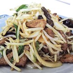 お食事処大吉 - 「レバー炒め定食」のメイン