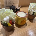 はい、串揚げです。 - 