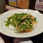 サウスヴィラ - 青椒肉絲丼です。