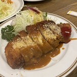 ホクエツ - 料理写真:ポークカツレツチーズ焼き。旨い