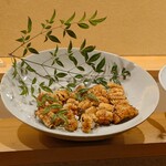 旬席 鈴江 - にぎりにする鱧