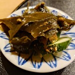 旬席 鈴江 - 昆布も胡瓜もめちゃめちゃ薄味です
