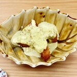 RED&red - 鮪カツ　モリンガ入りタルタルソース