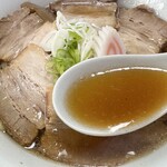 曽我製麺 - 曽我製麺  生ラーメン  スープ