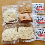 曽我製麺 - 3食セット  チャーシュー、メンマ付き